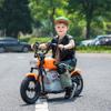 36V Freddo e-Chopper for Teens - 25KM/H Speed, Ergonomic Design, Rear Disc Brakes, Rubber Air Wheels, Manual Bell, Brushless Hub Motor, Key Ignition Start (Orange) view 2