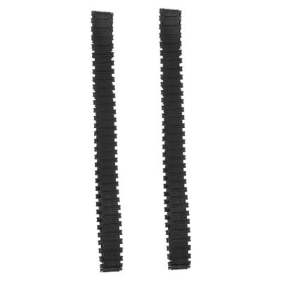 WHAMVOX 2pcs Rubber Tank Tracks for Robot Replacement Wide Easy to Install Suitable for Tank Models and Crawler and Lightweight