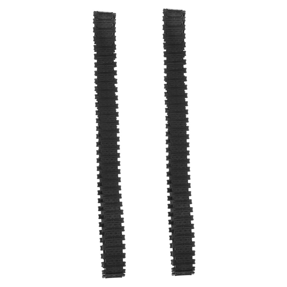 WHAMVOX 2pcs Rubber Tank Tracks for Robot Replacement Wide Easy to Install Suitable for Tank Models and Crawler and Lightweight