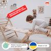 Wood And Hearts Set of Three Items Wooden Toys Climbing Triangle Montessori Wooden Toys Triangle with ramp Activity Gym Climbing Triangle Set (Foldable Set) view 2