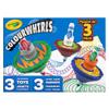 Crayola Colourwhirls (3ct), Spin Art Toy, Battling Spinning Top Toy for Kids, 1 Launcher, Arts & Crafts Kit, Gift for Boys & Girls, Ages 6, 7, 8 view 2
