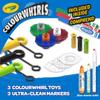 Crayola Colourwhirls (3ct), Spin Art Toy, Battling Spinning Top Toy for Kids, 1 Launcher, Arts & Crafts Kit, Gift for Boys & Girls, Ages 6, 7, 8 view 3