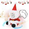 Funny Dancing Singing Farting Santa Claus Plush Toy  Spinning Animated Christmas Decoration Plays Fart Version of Jingle Bells Interactive Tooting Santa White Elephant Gag Gift for Kids Adults 11 view 1