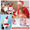 Funny Dancing Singing Farting Santa Claus Plush Toy  Spinning Animated Christmas Decoration Plays Fart Version of Jingle Bells Interactive Tooting Santa White Elephant Gag Gift for Kids Adults 11 view 2