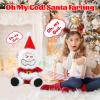 Funny Dancing Singing Farting Santa Claus Plush Toy  Spinning Animated Christmas Decoration Plays Fart Version of Jingle Bells Interactive Tooting Santa White Elephant Gag Gift for Kids Adults 11 view 4