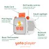 Yoto Player (3rd Gen.) + Disney Classics Bundle  Kids Bluetooth Audio Speaker, All-in-1 Screen-Free Device Plays Stories Music Podcasts Radio White Noise Thermometer Nightlight Ok-to-wake Alarm Clock view 2