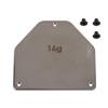 Team Associated RC10B7 FT Steel Servo Weight Plate, 16g, ASC92445 view 1