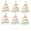 WHAMVOX 50pcs Colorful Birthday Party Cone Hats Lightweight Paper Birthday Headdress for Adults for Celebrations Anniversaries and Festivals Festive Party Supplies view 1