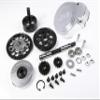 GTBRacing Metal 2 Speed Transmission System/Gear Cover Set for 1/5 RC Car HPI Baja 5B SS 5SC (with Silver Cover 2 Speed Kit) view 1