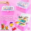 3000 Arts and Crafts Supplies for Kids Craft Kit Craft Box with Pipe Cleaners Arts and Crafts for Kids Age 4-6, 6-8, 8-12 DIY School Supplies Materials Set Toys Gifts for Girls Boys Toddlers, Red view 4