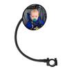 Ampper Acrylic Stroller Mirror, Flexible Framed Convex Stroller Mirror to See Baby on Stroller Walks for Safety and Security Rear View or Anywhere (3.75", Round) view 1