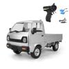 Dodoore WPL D12 RC Kei Truck, 1:10 Scale Remote Control Drift Car, 2.4GHz All Terrain Off Road Pickup Truck Crawler with Brushed Motor, LED Headlights, 2 Batteries RTR for Adults (Silver) view 1