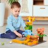 Airkid Marble Runs for Kids 4-8,Marble Run for Kids Ages 3-5 with Dinosaur Building Blocks, Montessori Learning STEM Building Toys with 4 Marble Track Compatible with Major Brands 10.04*10.04*10.63 view 4