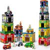 Atoylink Toddler Sorting and Stacking Toys with Magnetic Wooden Cars & Community Helpers Preschool Learning Toys Boys Girls Birthday Gifts view 2