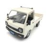 Dodoore WPL D12 RC Kei Truck, 1:10 Scale Remote Control Drift Car, 2.4GHz All Terrain Off Road Pickup Truck Crawler with Brushed Motor, LED Headlights, 2 Batteries RTR for Adults (White) view 2
