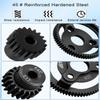 HUQUZN 48P 83T Spur Gear Hardened Steel Transmission Gear with 18T 19T 20T 21T Pinions Gear Fit for Traxxas 1/10 RC Slash 2WD Stampede 2WD Rustler 2WD Bandit 2WD Slash VXL Bandit XL-5 F-150 SVT view 2