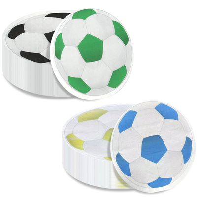 100PCS Soccer Party Decorations Napkins - Soccer Birthday Party Napkins for Kids Soccer Theme Fan Sports Event Soccer Party Supplies, 13 x 13 inch