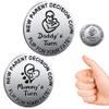 Funny Baby Gift New Parents Decision Gift,Pregnancy Gifts New Dad Mom Gifts,New Parents Gifts for Couples Halloween Thanksgiving Christmas Gift for First Time to be Moms Dads Daddy Mummy Double Sided view 1