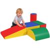 Soozier 5 Piece Climb and Crawl Activity Play Set, Baby Soft Play Set, Foam Climbing Blocks for Toddlers, Kids Preschooler Indoor Play Equipment Assorted view 1