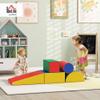 Soozier 5 Piece Climb and Crawl Activity Play Set, Baby Soft Play Set, Foam Climbing Blocks for Toddlers, Kids Preschooler Indoor Play Equipment Assorted view 2
