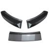 Car Front Bumper Splitter Lip Body Kit Spoiler Gloss Black Canard Compatible for BMW X5 F15 M Sport 2014-2018(Carbon Look) view 1