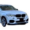 Car Front Bumper Splitter Lip Body Kit Spoiler Gloss Black Canard Compatible for BMW X5 F15 M Sport 2014-2018(Carbon Look) view 3