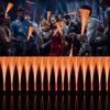 YOFOBU 30 PCS Orange Fiber Optic Wands Glow Fiber Wands Bulk LED Light Up Wands with 3 Flashing Modes LED Flashing Wands for Halloween Thanksgiving Day Christmas Bridal Shower Birthday Autumn view 1
