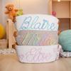 Custom Baby Shower Basket: Handcrafted Rope Cotton Nursery Organizer & Diaper Caddy - Personalized with Baby's Name Baby's Toy Basket Newborn Gift and Keepsake view 2