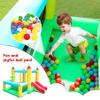 WELLFUNTIME Inflatable Bounce House with Slide, 107x106x80 Inch, Jumping Castle with Blower and Ball Pool, Basketball Game view 4