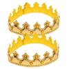 Abaodam 2pcs Cute Boys and Girls Birthday Crown Hats Decorative Crowns for Boys Girls Fun Party Accessories for Dress-up Role-play Birthday Photo Prop view 1