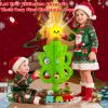 Surelect My First Christmas Tree for Toddlers, Musical Light Up Montessori Decor Toy with Ornaments, Mini Train Set, Roly Poly Toys, Finger Puppets, Birthday Xmas Gifts for Little Kids Boys and Girls view 2