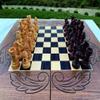 20"-inch X Large Backgammon Sets for Adults Solid Wooden Complete Game Board with Chess Pieces Hand Crafted Game Set Gift Ideas for Dad, Husband, Anniversary's view 2