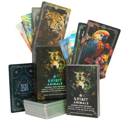 About my Brain Spirit Animals Oracle Deck | Edition 2 | 96 Oracle Cards and Pocket Guidebook | Journey Into The Wild | Complement Your Tarot Card Practice