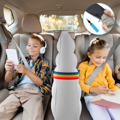 BBTO Inflatable Car Backseat Divider, Car Seat Divider, Portable Back Seat Rest for Kids to Stop Fighting Reduce Stress for Parents on Long Driving