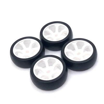 VBCERSDZ RC Wheel Tire Compatible with Wltoys 284131 K969 K989 P929 for Mini-Z for Mini-D 1/28 RC Car Upgrades Parts 4 Pcs Plastic Drift Tire Tyre