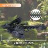 SGYYSG Feathered Wyvern Dragon - 3D Printed Articulated Dragon With Wings, Fidget Toy, Desktop Pet - Indulge in The Enchanting Realm of Dragons (Black Gold) view 3