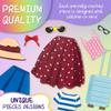 Magnetic Paper Dolls for Girls ages 4-7 - 71 PC Fashion Girl Magnetic Dress Up Dolls Kits & Preschool Toddler Learning Activities, Travel-Friendly STEM Toy, Fun Fridge Magnets for Toddlers 3-12 view 4