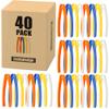 40 PCS Sensory Bin Tools Toddler Plastic Tweezers Fine Motor Toys Experiments Toy Plastic Tweezers for Kids (40) view 1