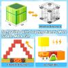 110PCS Magnetic Blocks - Build Mine Magnet World Magic Teleport Pipes Set, Building STEM Sensory Toddler Toys for 3+ Year Old Boys & Girls, Compatible with All Magworld 1 Magnetic Blocks Kids Toys view 2