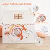Kids Tent Animals Toddler Playtent for Boys Girls,Large and Foldable Kids Playhouse with Windows, Portable and Lightweight Play Tent Indoor&Outdoor for Gift to Toddlers view 3