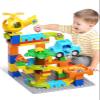 Marble Runs for Kids 4-8,Building Blocks Compatible with Major Brands, Birthday Toys Gifts for Ages 3 4 5+ Boys GirlsToddler Education Montessori Learning STEM Toys Marble Runway Maze Track Set view 1