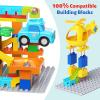 Marble Runs for Kids 4-8,Building Blocks Compatible with Major Brands, Birthday Toys Gifts for Ages 3 4 5+ Boys GirlsToddler Education Montessori Learning STEM Toys Marble Runway Maze Track Set view 4