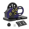 AMK Overdrive 30% Metal Differential Gearbox with POM Skid Plate for 1/10 Scale LCG Transmission, Compatible with RC Crawler Axial SCX10, Capra, Element, Gspeed, and DIY Chassis (Purple) view 1
