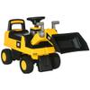 Aosom Caterpillar CAT Licensed Ride on Excavator for Kids, Digger Construction Vehicle with Manual Shovel, Horn, Hidden Storage, Foot to Floor No Power Car for Years 1.5-3 view 1