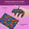LCVUUK Magnetic Putty Stones,Multicolor More Than 600 Weak Magnetic Smooth Ferrite Pebbles, Magnet Rock Desk Toys and Time-Killer for Adults view 3