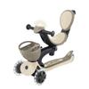 Globber - GOUP Baby 360 Lights - Scalable Scooter, 3 Wheels with Seat and Backrest, for Children from 15 Months to 6 Years, Taupe view 3