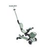 Globber - GOUP Baby 360 Lights - Scalable Scooter 3 Wheels with Seat and Backrest for Children from 15 Months to 6 Years, Sage Green view 2