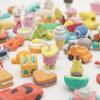 100Pcs Kids Fun Erasers Bulk Toys Gifts, Include Various Types Such as Animals and Food, Random 3D Puzzle Erasers Classroom Rewards, Kids Party Favors, Back to School Supplies Treasure Box view 1