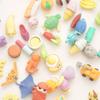 100Pcs Kids Fun Erasers Bulk Toys Gifts, Include Various Types Such as Animals and Food, Random 3D Puzzle Erasers Classroom Rewards, Kids Party Favors, Back to School Supplies Treasure Box view 4