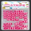 DONNA Jumbo Stripe Plastic Hair Beads, DIY Hair Braiding Plastic Beads for Braid Hair 1pc Quick Beaders for Kids Hair Braids, 1PC HOT Pink Color view 1